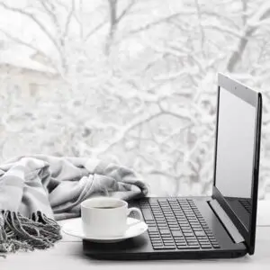 snow beat from the east 